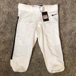 NIKE | Football Pants Large White & Black